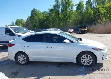 2017 Hyundai Elantra Se from USA, damaged, VIN 5NPD74LF7HH054513